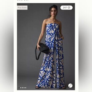 Anthropologie Corey Lynn Calter Strapless Jumpsuit